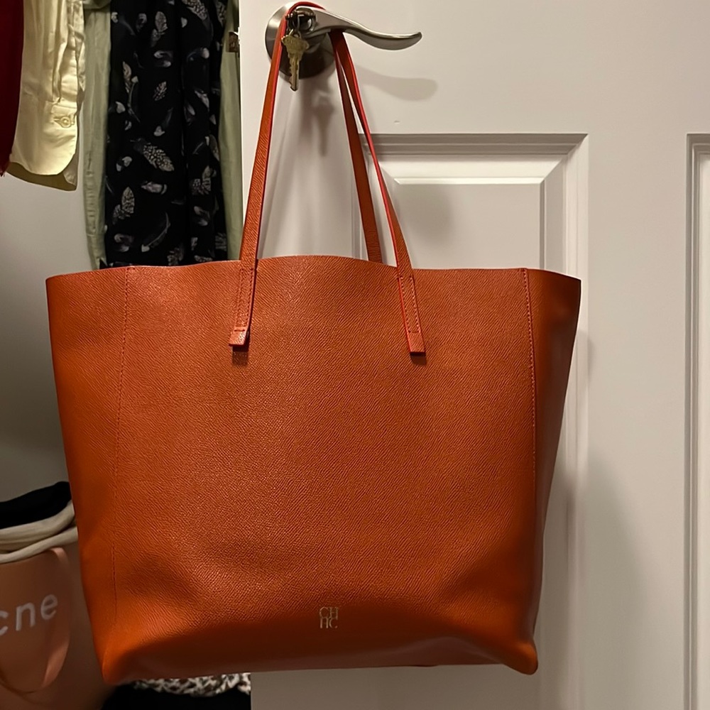 carolina herrera large tote bag